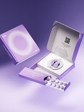 LOOP Dream EAR PLUGS - Lilac - Soft Silicone for Sleep & Snoring - NEW IN BOX!